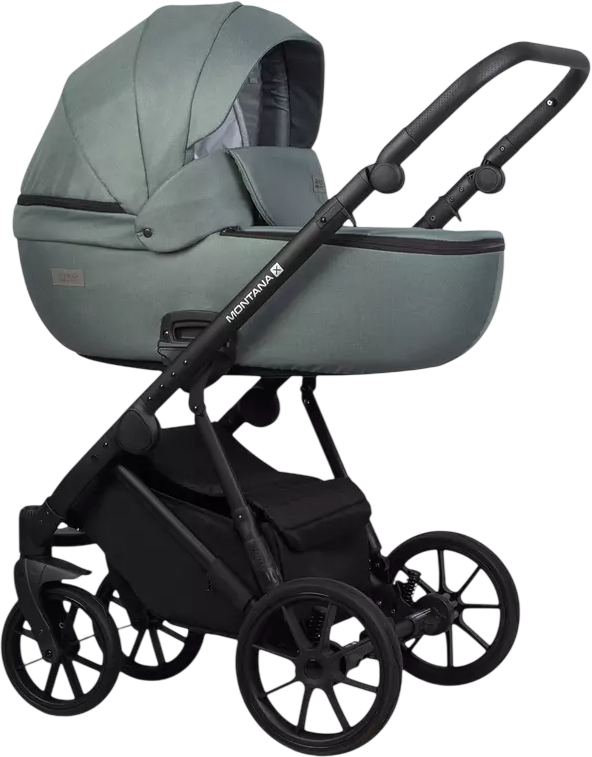 Детская универсальная коляска Riko Montana X 2 в 1 Basic (51, зеленый)