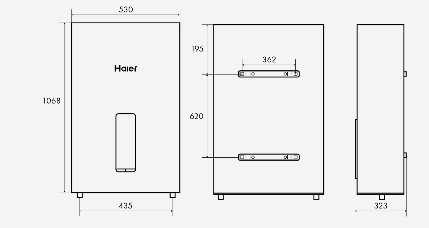 Накопительный водонагреватель Haier ES80V-D1 / GA0G7W002 — фото 5