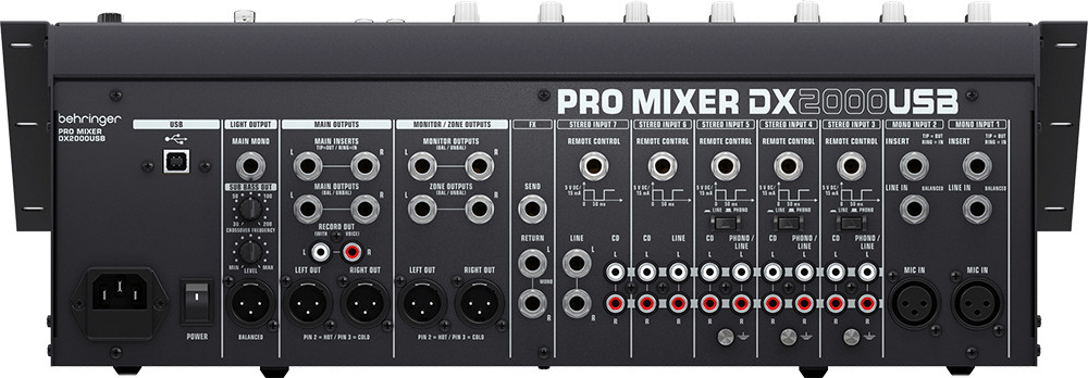 Микшерный пульт Behringer DX2000USB — фото 4