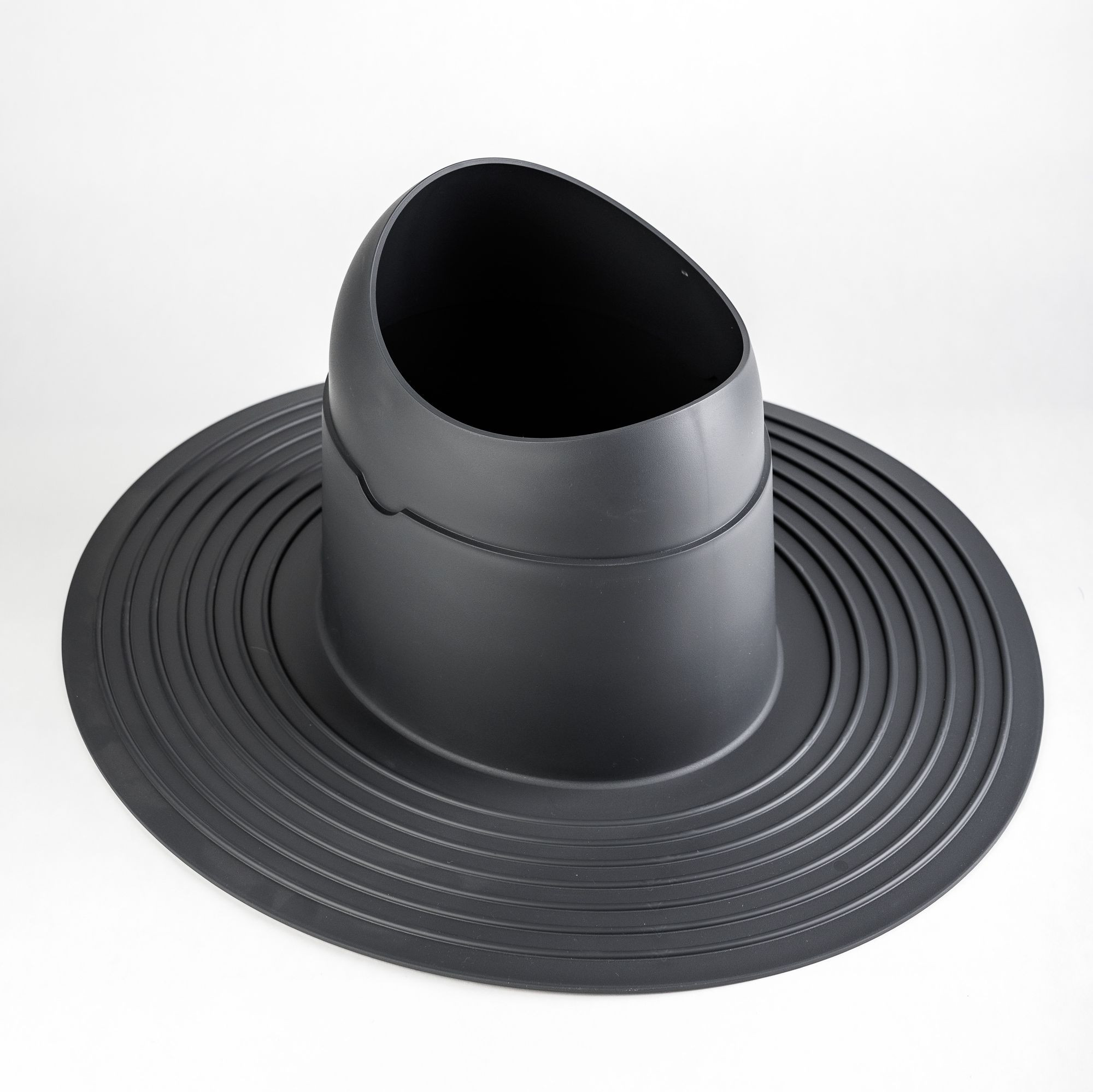 Проходка кровельная Krovent Base-VT Flat 125-150 RAL 7024 (серый)