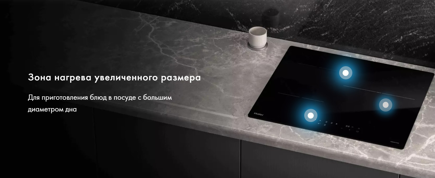 Индукционная варочная панель Haier HHK-Y63WTB — фото 6