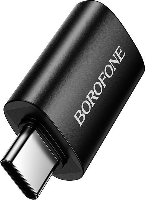 Адаптер Borofone BV26C Type-C-USB 3.0 (черный) — фото 4