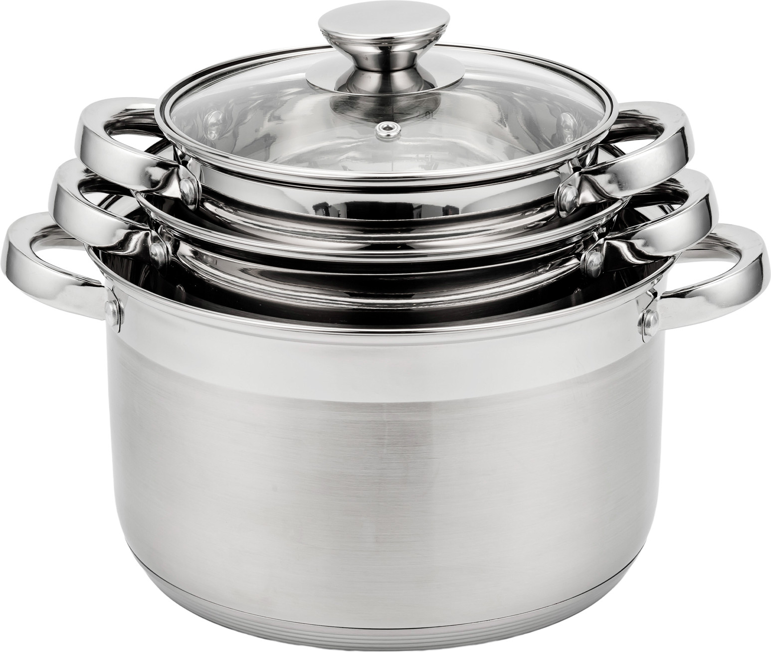 Набор кастрюль Appetite Silver WT20SET2 — фото 4