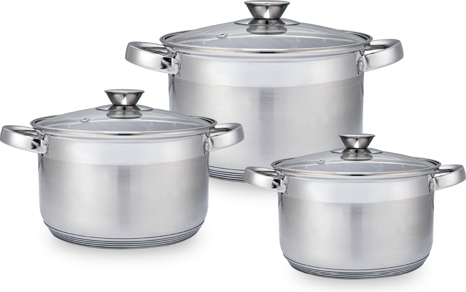 Набор кастрюль Appetite Silver WT20SET2 — фото 2