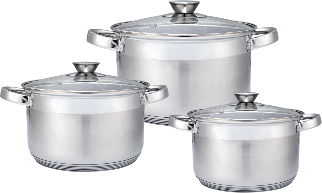 Набор кастрюль Appetite Silver WT20SET2