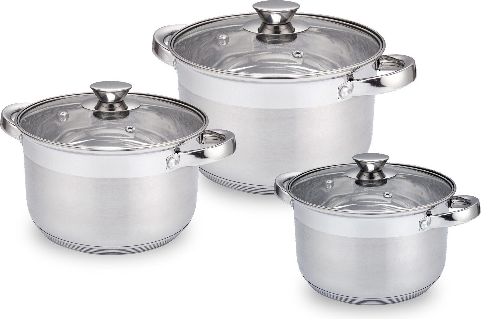 Набор кастрюль Appetite Silver WT20SET2 — фото 5