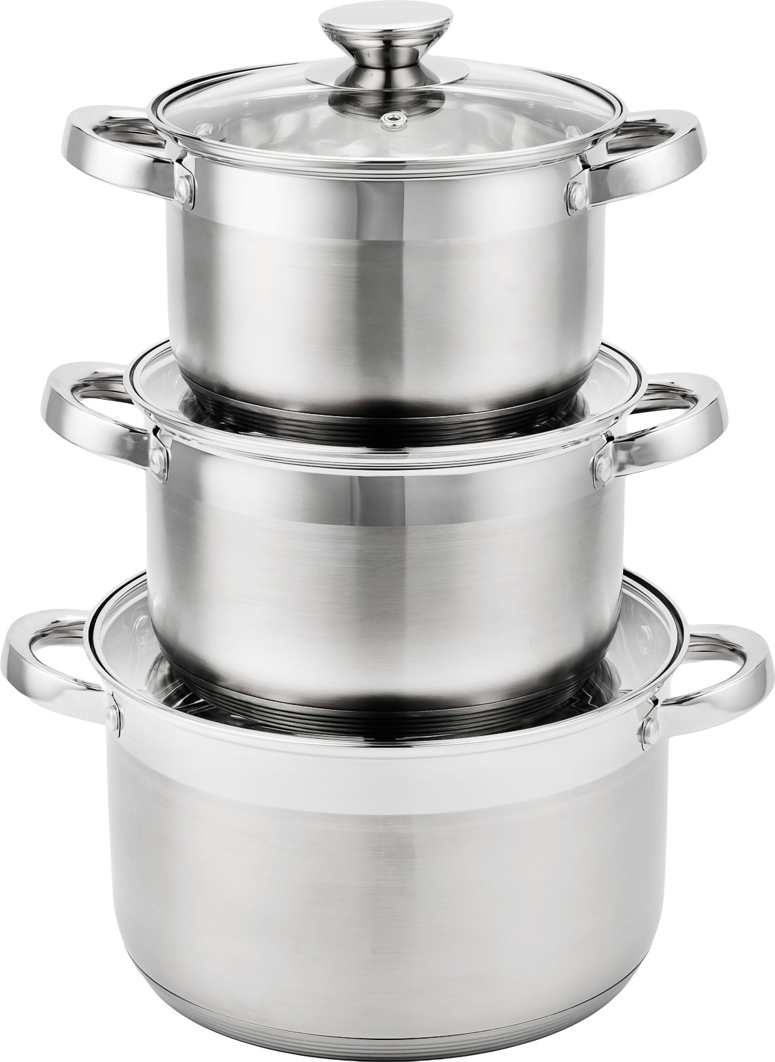 Набор кастрюль Appetite Silver WT20SET2 — фото 3