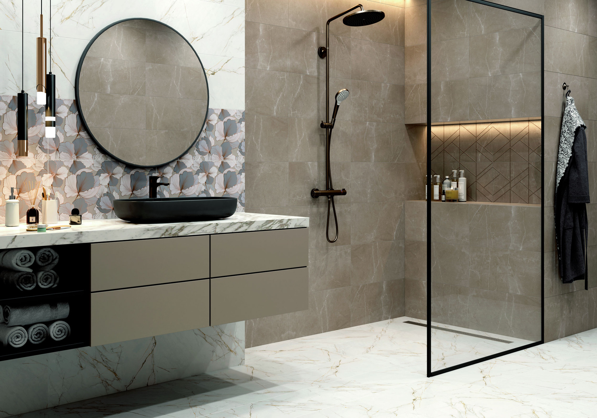 Плитка Lasselsberger Ceramics Блюм 6260-0017 (603x300, мокко) — фото 2