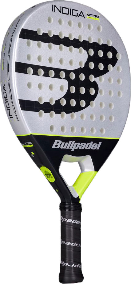 Ракетка для падел-тенниса Bullpadel Indiga Control 26 / 494417 (серый/черный)