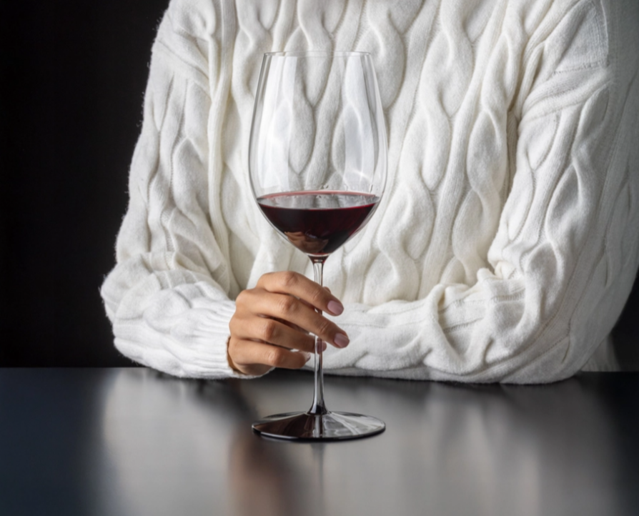 Бокал Riedel Fatto A Mano Black Tie Bordeaux Grand Cru 4110/00 — фото 2