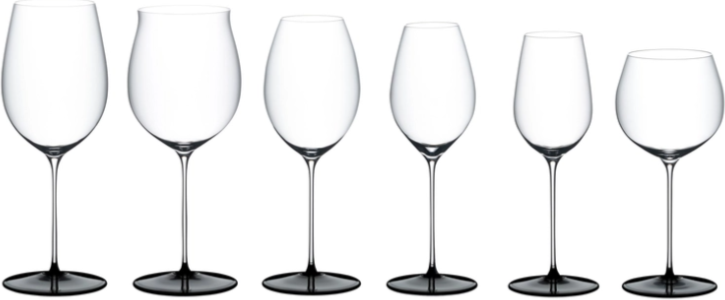 Бокал Riedel Fatto A Mano Black Tie Bordeaux Grand Cru 4110/00 — фото 5