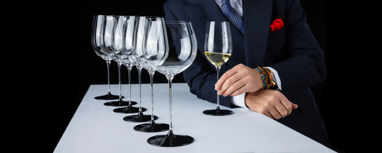 Бокал Riedel Fatto A Mano Black Tie Bordeaux Grand Cru 4110/00 — фото 6