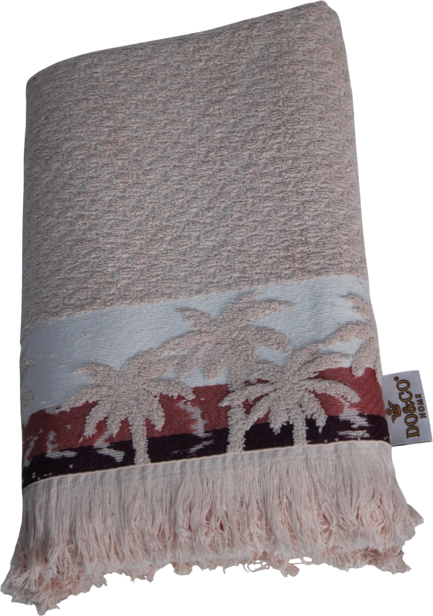 Полотенце DO&CO Palmiye 70x140 / 10435 (персиковый)
