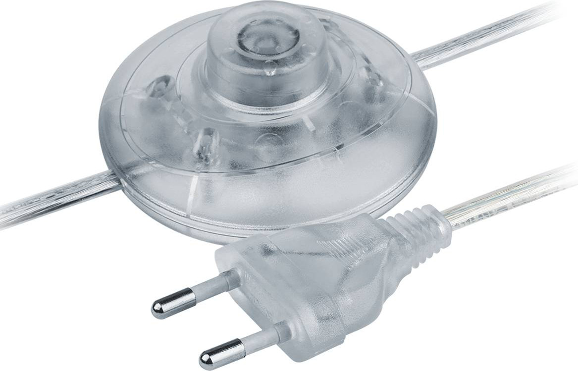 Шнур сетевой Navigator NPS-FS01-170-2x0.5-TR / 61719 (1.7м, прозрачный)