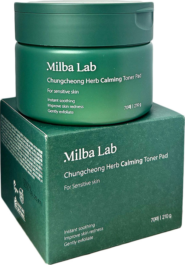 Пэд для лица Milba Lab Chungcheong Herb Calming Toner Pad (70шт) — фото 2