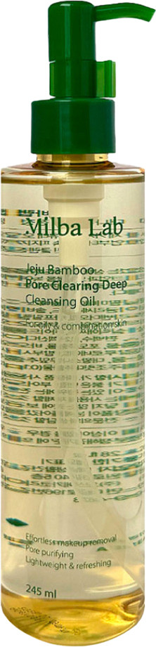 Гидрофильное масло Milba Lab Jeju Bamboo Pore Clearing Deep Cleansing Oil (245мл)