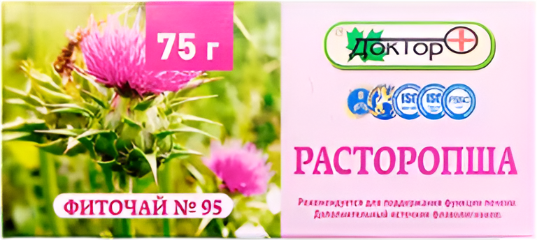 Пищевая добавка ЛекФарма Адонис Фиточай №95. Расторопша (75г)