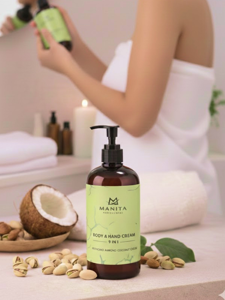 Крем для тела Manita Professional Pistachio, Almond, Coconut Cream (300мл) — фото 3