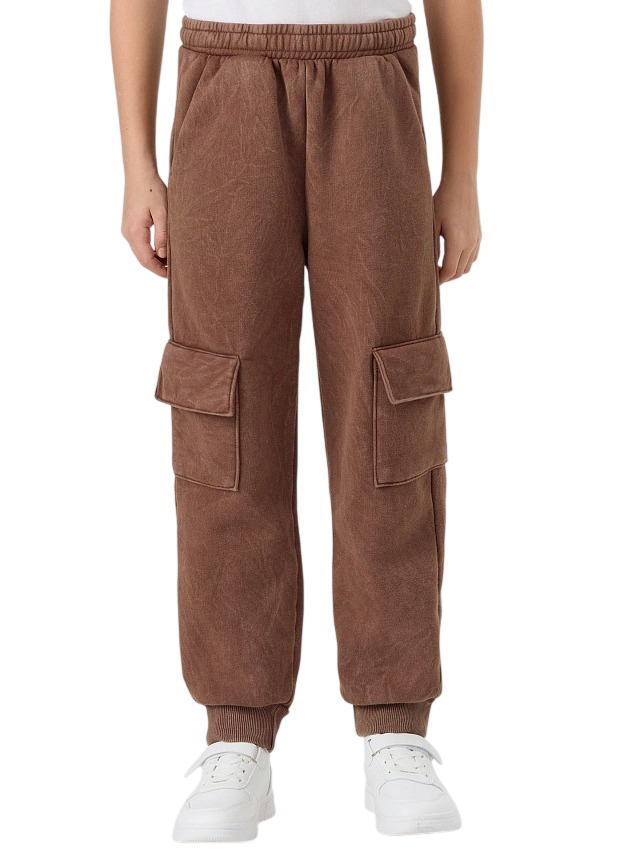 Штаны детские Mark Formelle 183413 (р.164-84-72, acid wash коричневый)