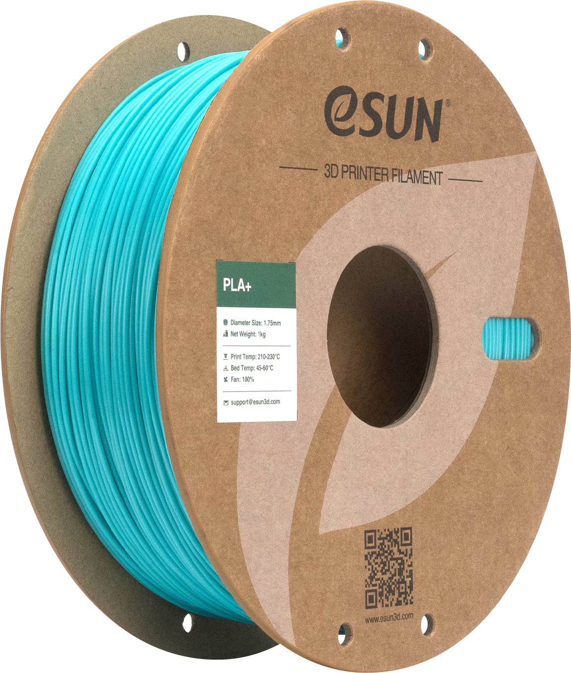 Пластик для 3D-печати eSUN PLA+ / PLA+1750-AQ1P1 (1.75мм, 1кг, вода) — фото 4