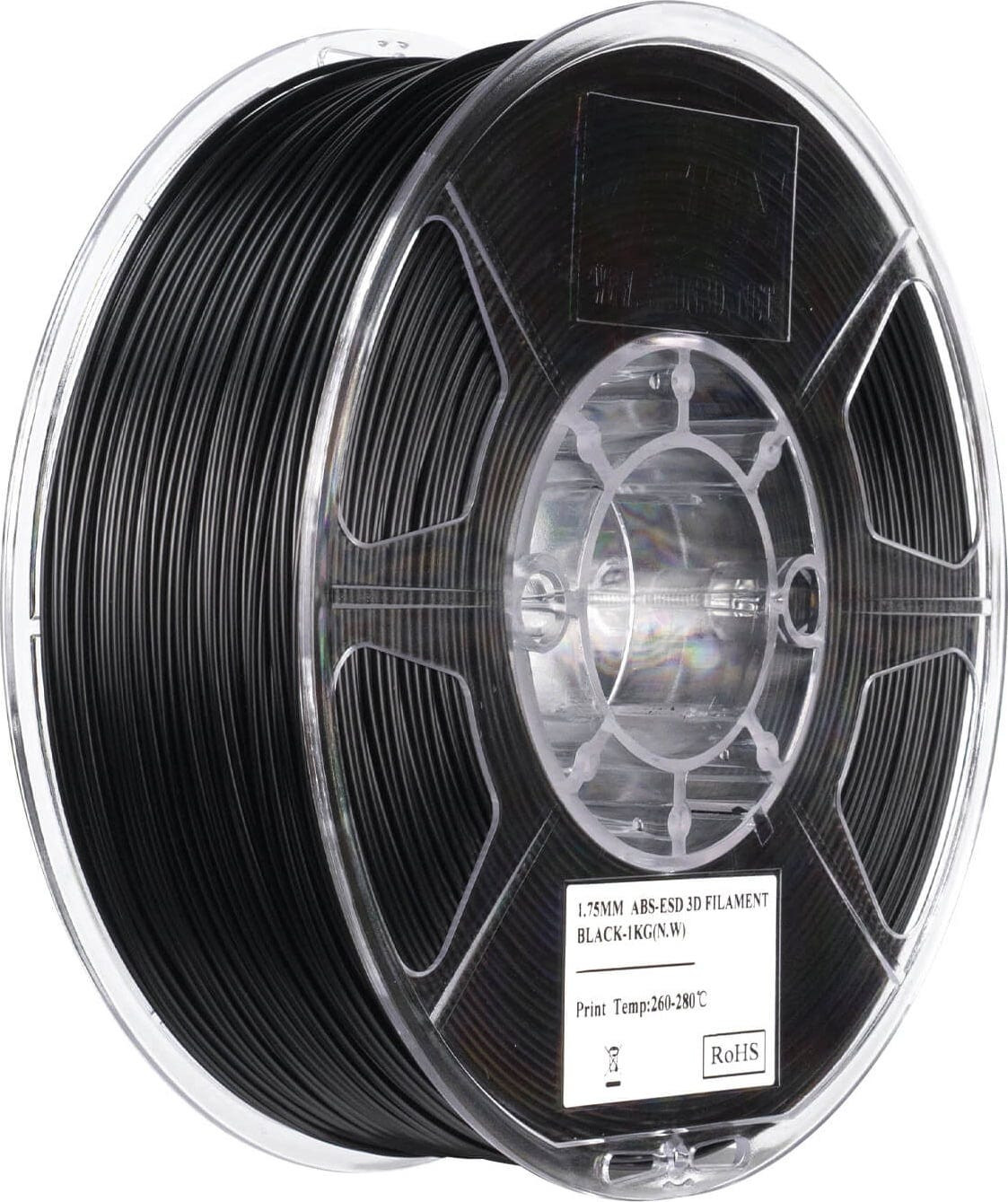 Пластик для 3D-печати eSUN ABS-ESD / ABS-ESD1751TZ1 (1.75мм, 1кг, черный)