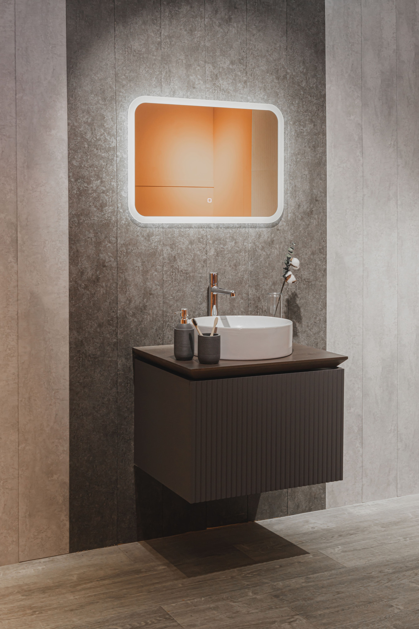 Зеркало Silver Mirrors Stiv-Lite 70x50 / LED-00002851