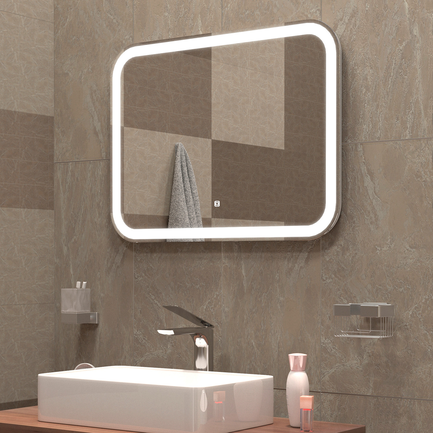 Зеркало Silver Mirrors Stiv neo-S 80x60 / LED-00003093 — фото 6