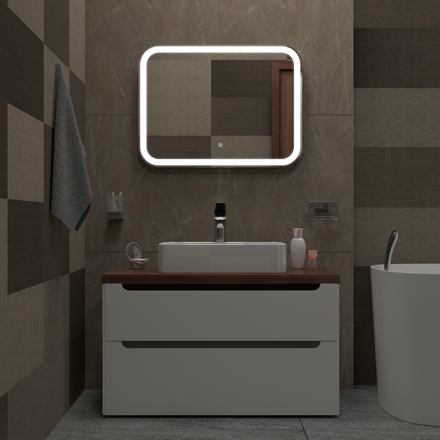 Зеркало Silver Mirrors Stiv neo-S 80x60 / LED-00003093 — фото 4
