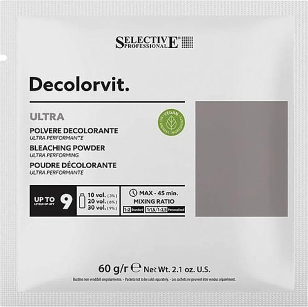 Порошок для осветления волос Selective Professional Decolorvit Ultra (36x60г)