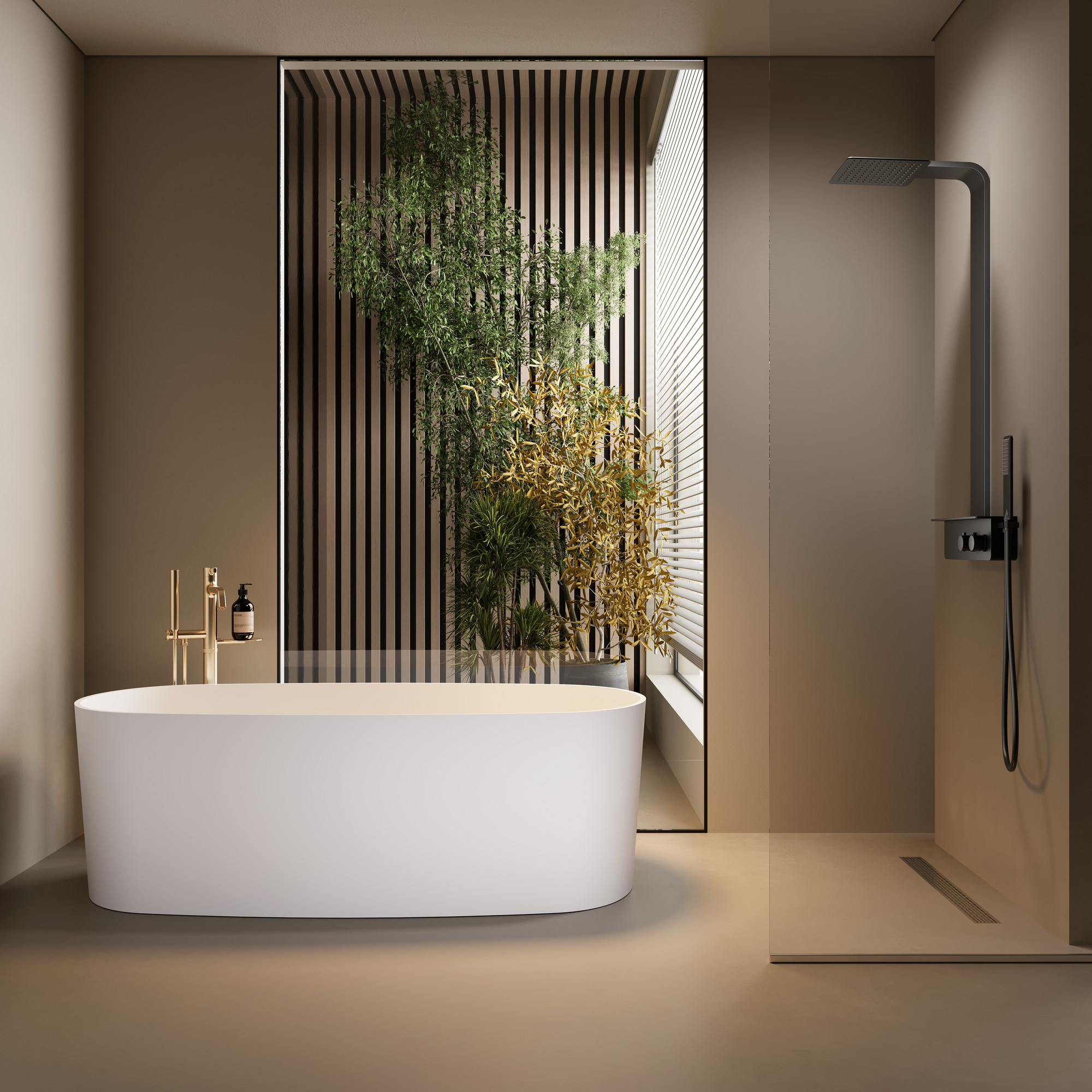 Ванна из искусственного камня Roxen Emmy 200150-1778 170x78 (Corian/Solid Surface) — фото 5