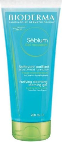 Гель для умывания Bioderma Sebium Gel Moussant туба (200мл) — фото 2