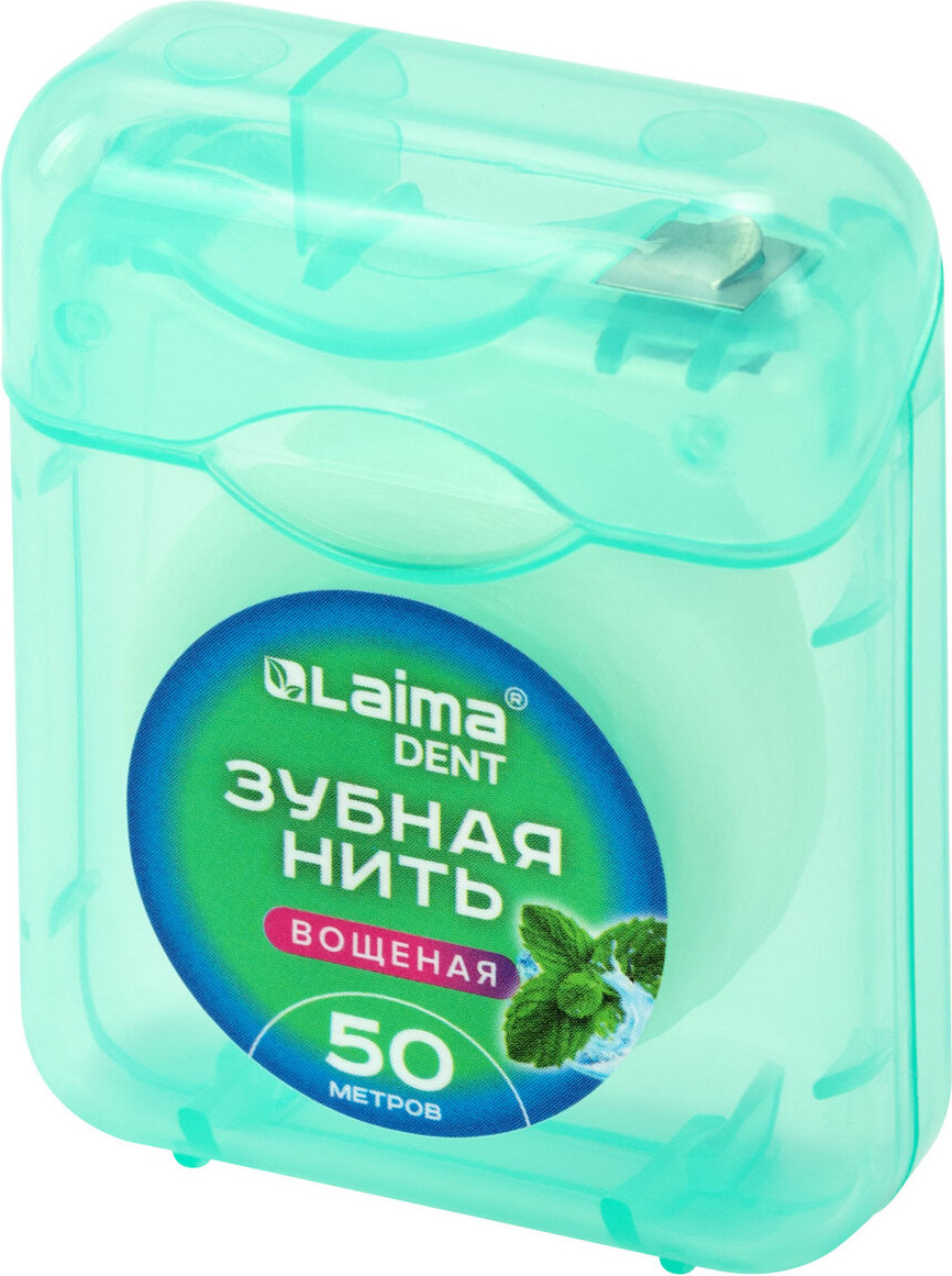 Зубная нить Laima Dent Мята / 609413 (50м)