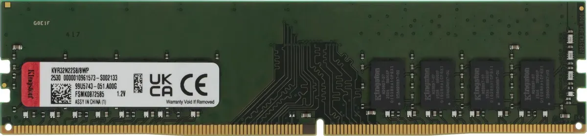 Оперативная память DDR4 Kingston KVR32N22S8/8WP