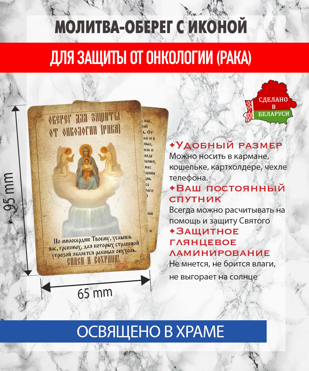 Икона Wolves Молитва-оберег от рака Богоматери Живоносный источник 5393 — фото 2