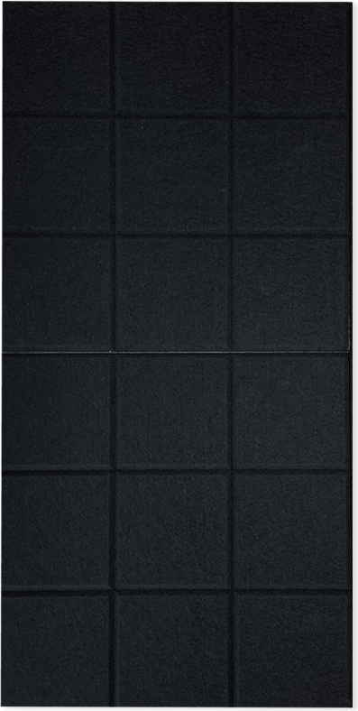 Мягкая стеновая панель UG HOME Самоклеющаяся 300x300x9мм / ФП.2-Ч (2шт, черный)