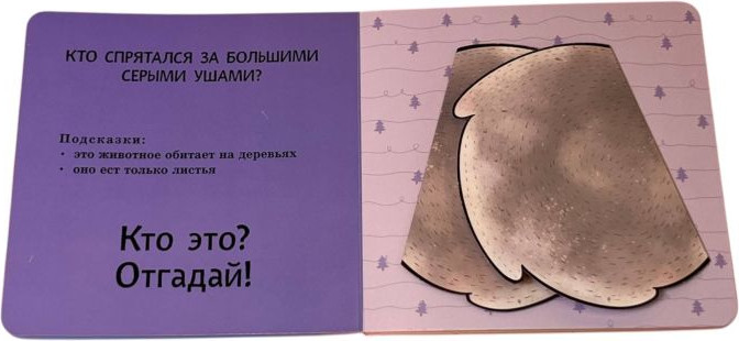 Развивающая книга Эксмо Интерактивные загадки. Кто здесь прячется? твердая обложка (коала) — фото 4