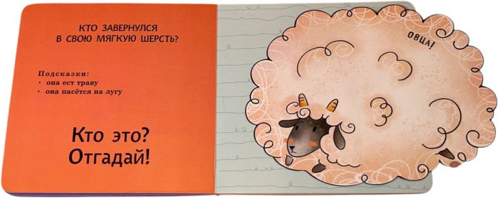 Развивающая книга Эксмо Интерактивные загадки. Кто здесь прячется? твердая обложка (летучая мышь) — фото 3