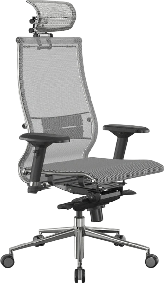 Кресло офисное Metta Samurai L2-5K - TS /Kc00/Nc00/K2cL/H13mM-3D M06.B22.G21.W25 (белый)