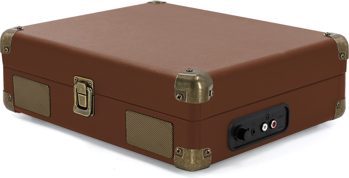 Проигрыватель виниловых пластинок Ritmix LP-100 / 80004595 (Brown Leather) — фото 5