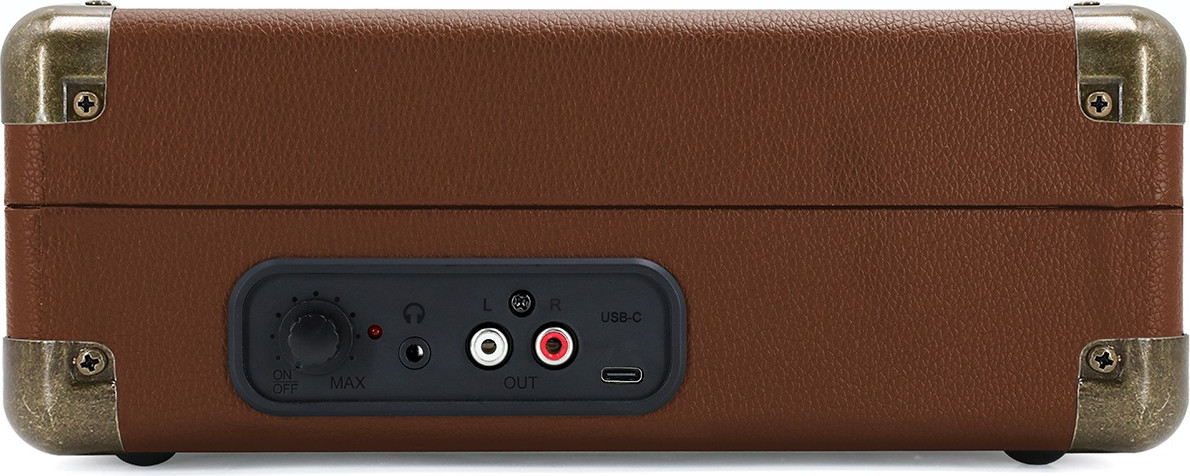 Проигрыватель виниловых пластинок Ritmix LP-100 / 80004595 (Brown Leather) — фото 6