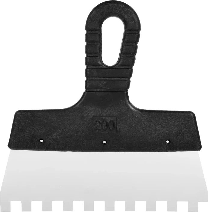 Шпатель No Brand Для клея 25см зуб 8х8 (нержавейка)