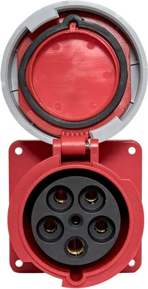 Розетка силовая КС YHT 3452 3Р+РЕ+N 125А 380В IP67 / 74308