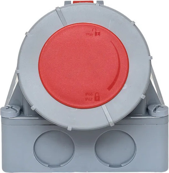 Розетка силовая КС YHT 1452 3Р+РЕ+N 125А 380В IP67 / 74508