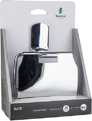 Держатель для туалетной бумаги SWENSA Slick SWR-5600-06 (хром) — фото 2