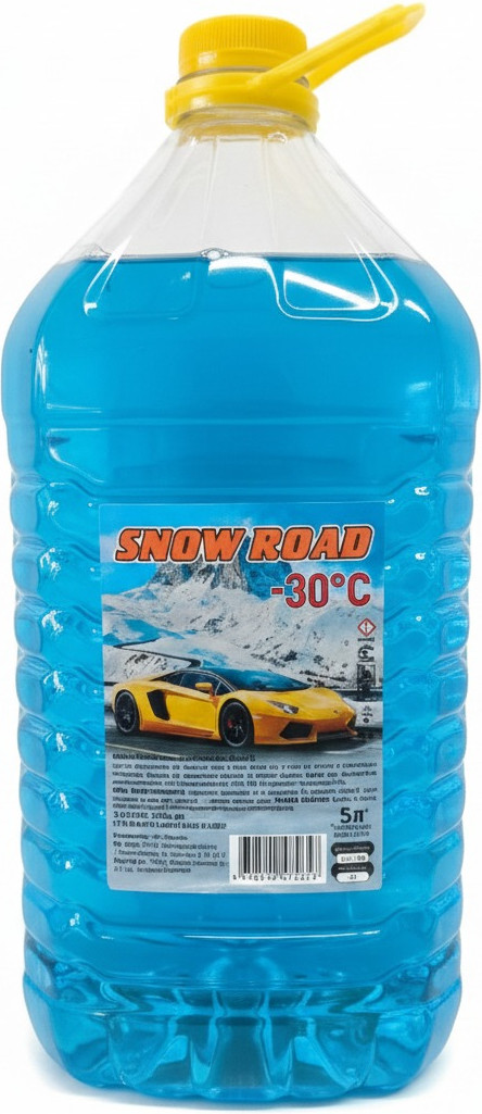 Жидкость стеклоомывающая SNOW ROAD Зимняя -30 / SR-30 (5л) — фото 2