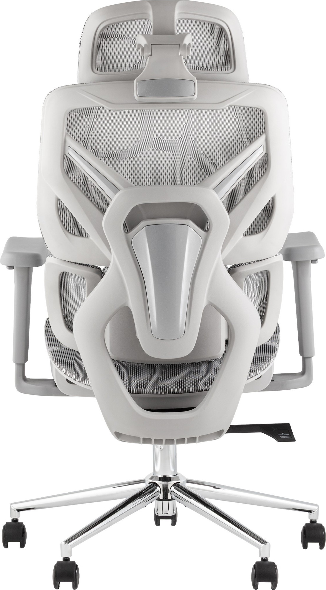 Кресло офисное TopChairs Structo / ZR-25W1301 (серая сетка) — фото 6