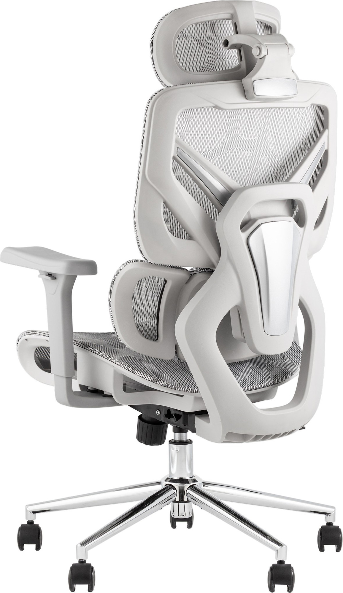 Кресло офисное TopChairs Structo / ZR-25W1301 (серая сетка) — фото 5