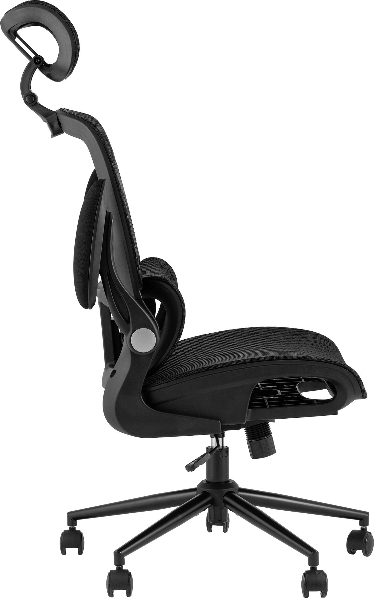 Кресло офисное TopChairs Tactus / ZR-24FZ78b (черная сетка) — фото 5