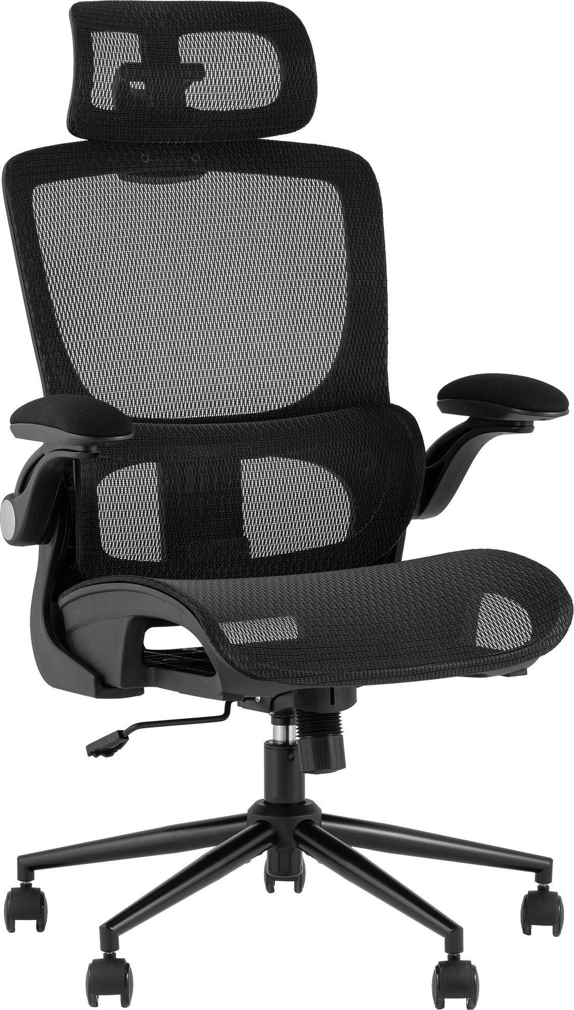Кресло офисное TopChairs Tactus / ZR-24FZ78b (черная сетка)