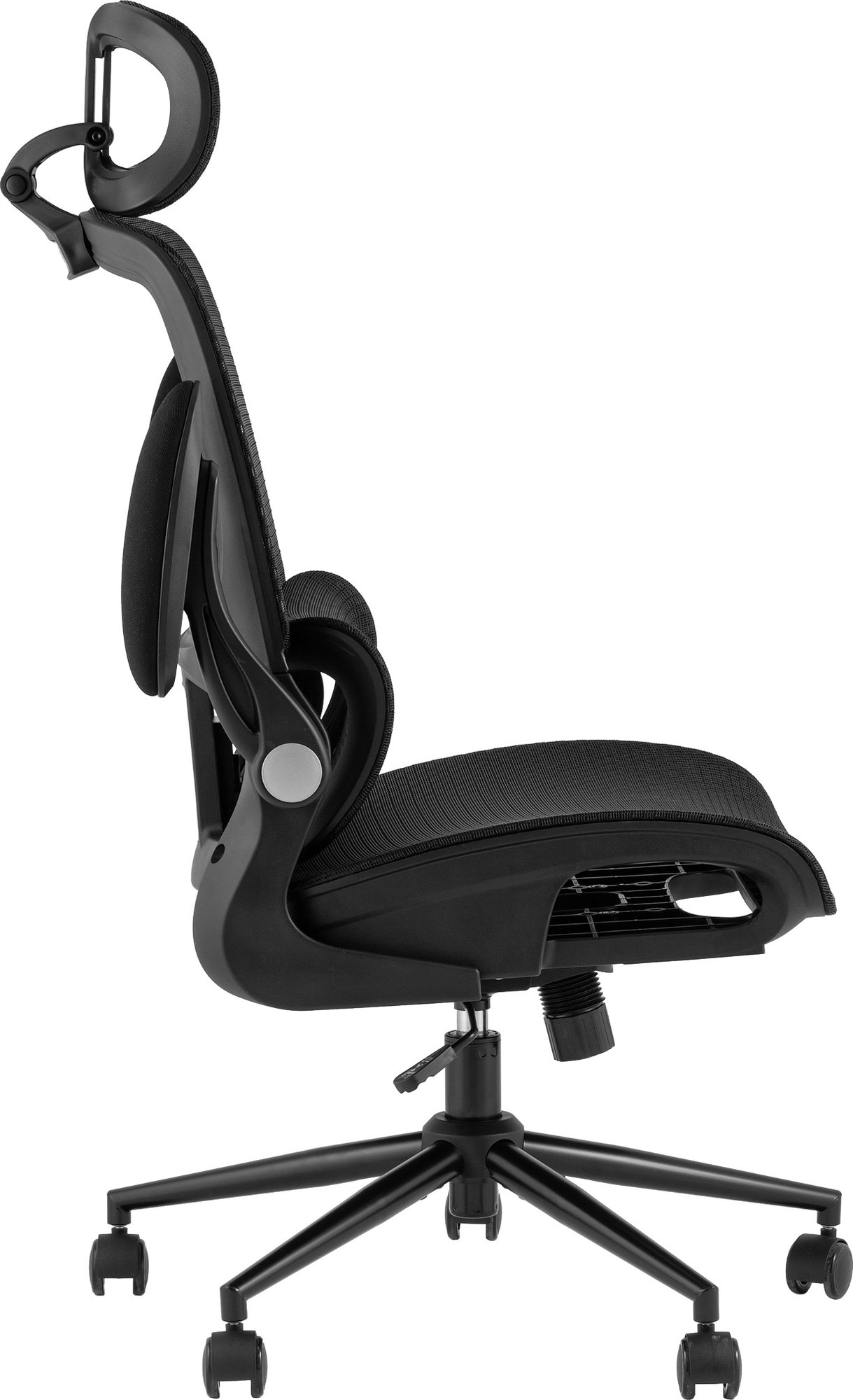 Кресло офисное TopChairs Tactus / ZR-24FZ78b (черная сетка) — фото 6
